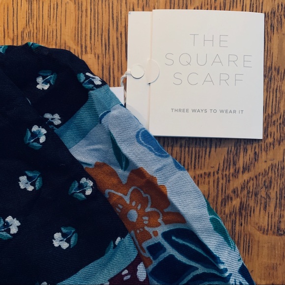 The Square Gift Scarf from the Loft. NWT - Picture 2 of 6